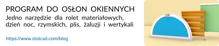 Program do osłon okiennych – Jedno narzędzie dla rolet materiałowych, dzień noc, rzymskich, plis, żaluzji i wertykali