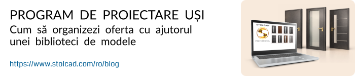 Program de proiectare uși – Cum să organizezi oferta cu ajutorul unei biblioteci de modele