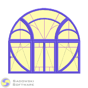 Example of artistic window in Stolcad Professional
