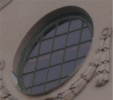 Real visualisation of a round window