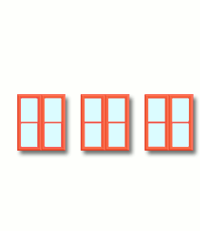 Rectangular windows