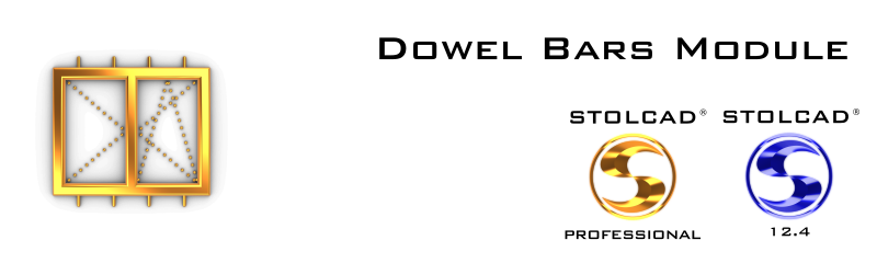 Dowel bars module in Stolcad