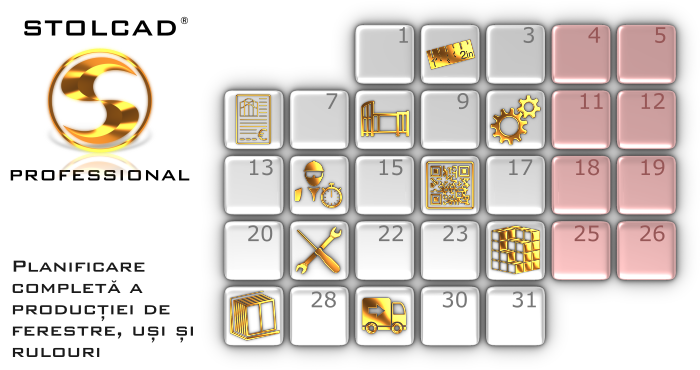 Stolcad Professional - planificare complexă a producției de tâmplărie