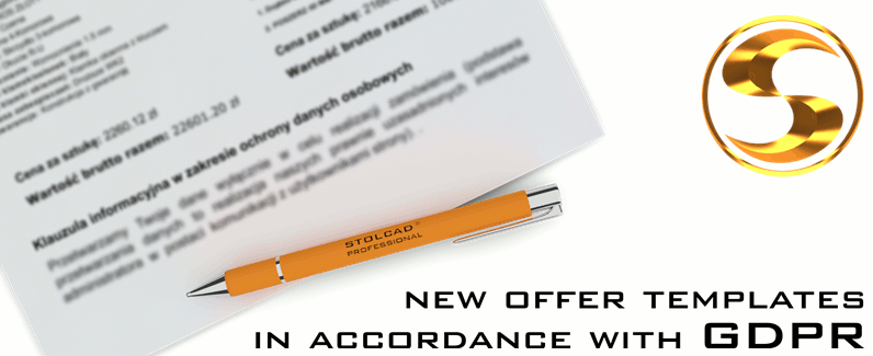 Offer templates in accordance with GDPR